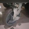 Wheel For Cleaning Car With Brake
